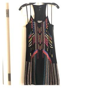 XS Nanette Lepore “Got Rhythm” Black dress